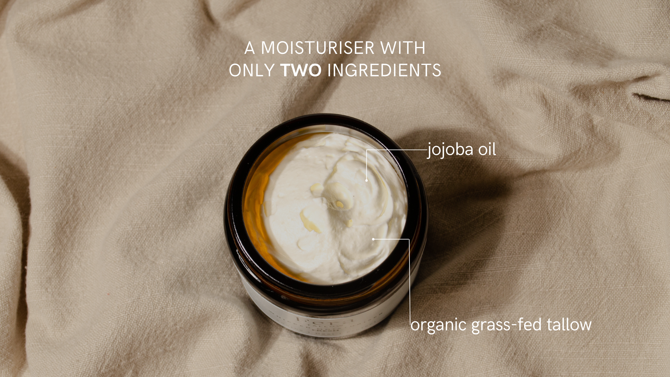 Beef tallow moisturiser